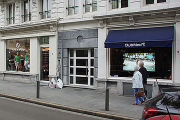 Anvers (Ecran Vitrine pour agence de voyage)